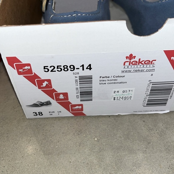 Women’s Rieker Sneaker 52589, Size 37 - Picture 7 of 7